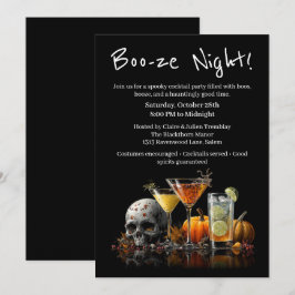 Halloween Cocktail Party | Booze Night Einladung