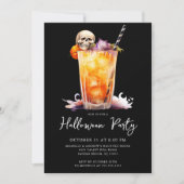 Halloween-Cocktail-Party Einladung (Vorderseite)