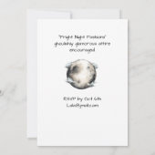 Halloween-Cocktail-Party Einladung (Rückseite)