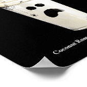 Halloween Cocktail Party Flüssig Ghost Rezept Poster (Ecke)