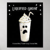 Halloween Cocktail Party Flüssig Ghost Rezept Poster (Vorne)