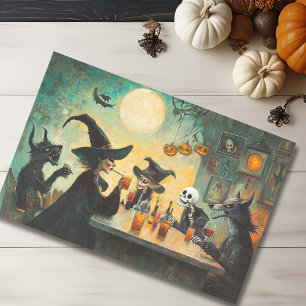 Halloween Cocktail Party Hexen Werewolf Seidenpapier