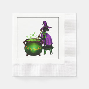 Halloween Cocktail Party Napkin Serviette