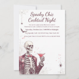 Halloween Cocktail Party | Spooky Chic Night Einladung