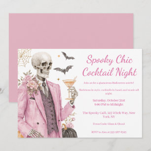 Halloween Cocktail Party   Spooky Chic Night Einladung