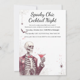 Halloween Cocktail Party | Spooky Chic Night Einladung