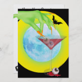 Halloween Cocktail - SRF Einladung (Vorne/Hinten)