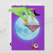 Halloween Cocktail - SRF Einladung (Vorne/Hinten)