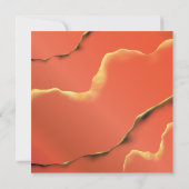 Halloween Cocktails Cadavers Black Golden Abstrakt Einladung (Rückseite)