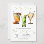 Halloween Cocktails, Drinks, Junggeselinnen-Abschi Einladung (Vorderseite)