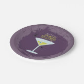 Halloween Cocktails Pappteller (Schrägansicht)