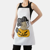 Halloween Coffee Cat - Niedliches Halloween Cat Dr Schürze (InSitu)