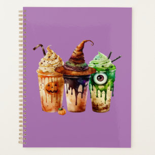 Halloween Coffee Drink Aquarelltrio Planer