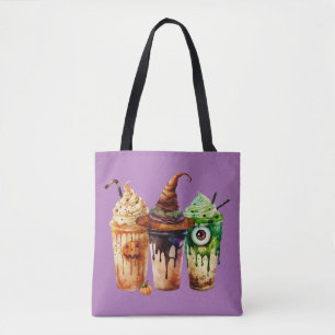 Halloween Coffee Drink Aquarelltrio Tasche