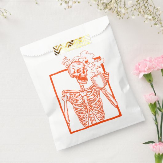 halloween coffee drink skeletorange geschenktütchen (Versiegelt)