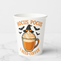 Halloween Coffee Illustration