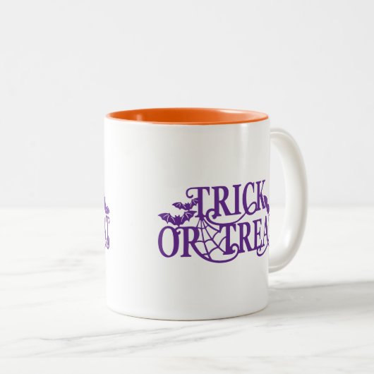 Halloween Coffee Mug Zweifarbige Tasse (VorderseiteRechts)