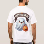 Halloween & Coffee Stimmung ☕🎃 T-Shirt (Rückseite)