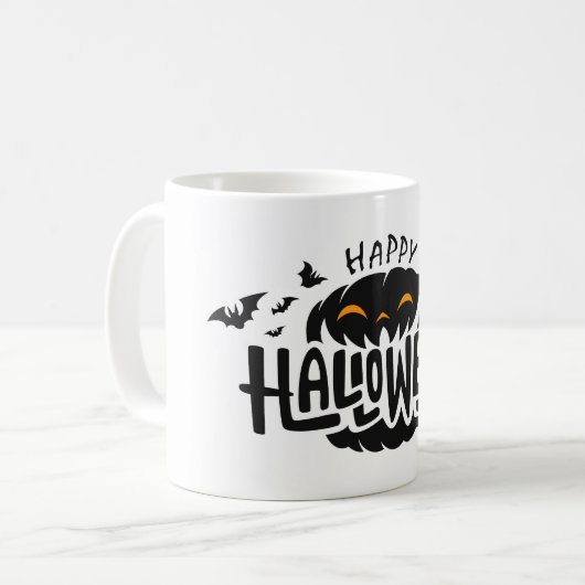 Halloween Coffee Tasse (Vorderseite Links)