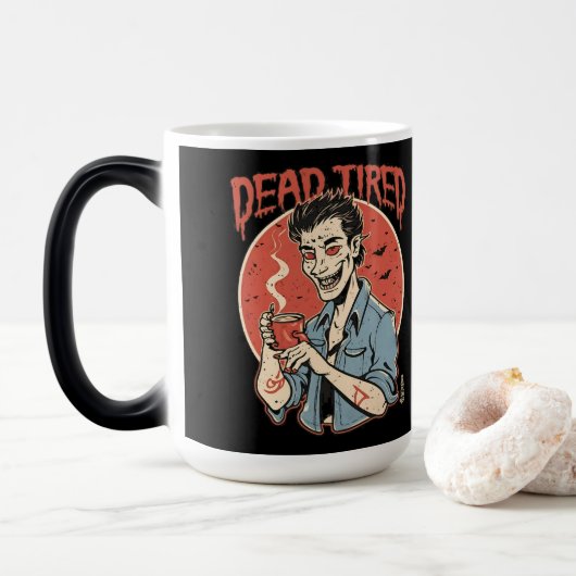 Halloween Coffee Tasse (Mit Donut)