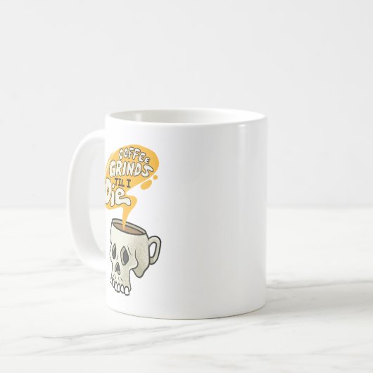 Halloween Coffee Tasse mit Geschicklichkeit (Vorderseite Links)