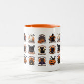 Halloween Coffee Tasse mit Niedlichen Spooky Chara (Mittel)
