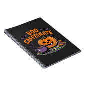 Halloween Coffee Vibes Notebook Notizblock (Rechte Seite)