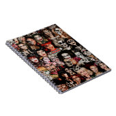 Halloween Collage Notebook Notizblock (Rechte Seite)