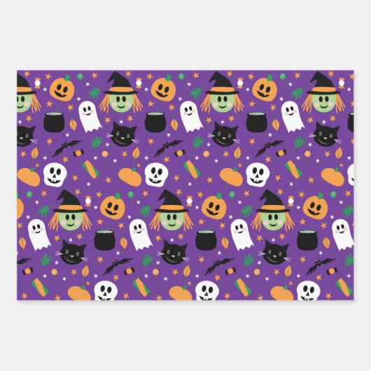Halloween Collection Geschenkpapier Set (Vorderseite 3)