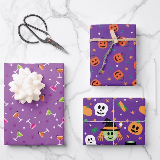 Halloween Collection Geschenkpapier Set (Vorderseite)