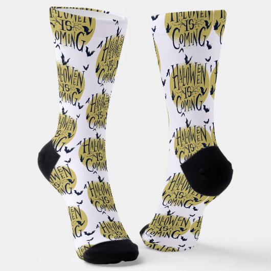 Halloween Collection - Halloween kommt Socken (Gewinkelt)