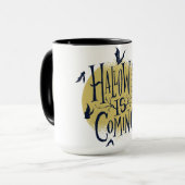 Halloween Collection - Halloween kommt Tasse (Vorderseite Links)