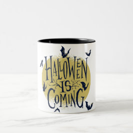 Halloween Collection - Halloween kommt Zweifarbige Tasse