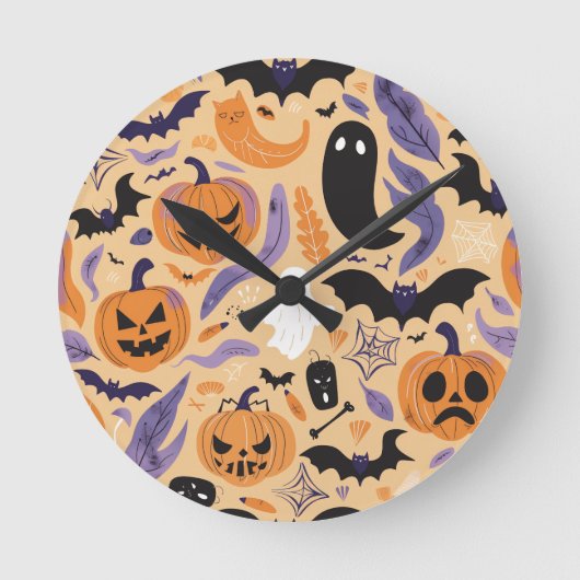 Halloween Collection - Spook Up - Wall-Uhr Runde Wanduhr (Vorderseite)