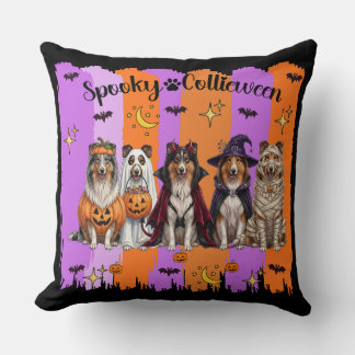 Halloween Collies Kissen