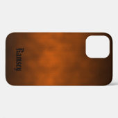 Halloween Color Gothic Ombre Art Your Name Case-Mate iPhone Hülle (Rückseite (Horizontal))