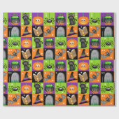 Halloween Colors Geschenkpapier (Flach)