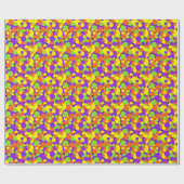 Halloween Colors | Kreisel | Geschenkpapier (Flach)