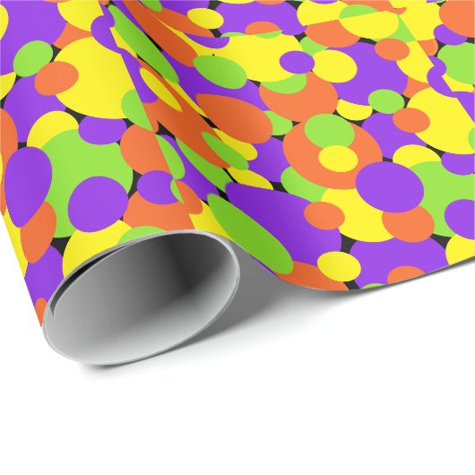 Halloween Colors | Kreisel | Geschenkpapier (Rolleneckpunkt)