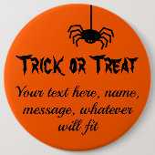 Halloween Colossal 6" Round Button Button (Vorderseite)