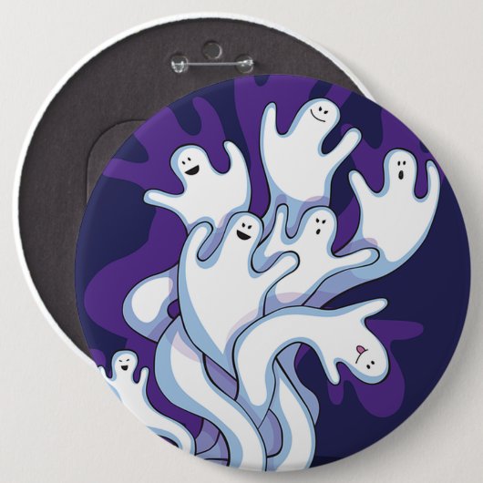 Halloween Colossal, Rundschaltfläche 1,8 mm Button (Vorne & Hinten)