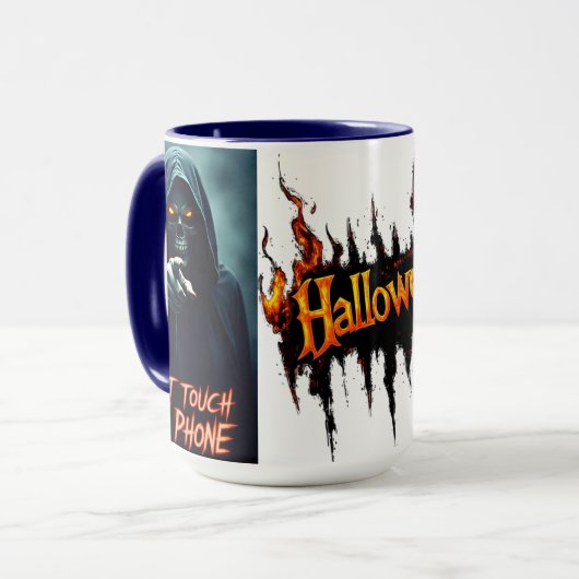 Halloween Combo Tasse! 👻 ☕#HalloweenMug #CreepyCu Tasse (Vorderseite Links)