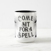 Halloween Come Sit für eine Zauberei-Tasse Tasse (Zentrum)