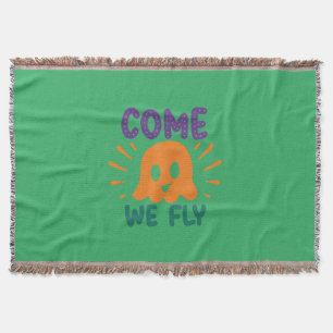 Halloween Come We Fly Decke