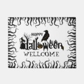 Halloween Concept Design mit scharfen Wirbel Fußmatte (Vorderseite)