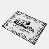 Halloween Concept Design mit scharfen Wirbel Fußmatte (Schrägansicht)