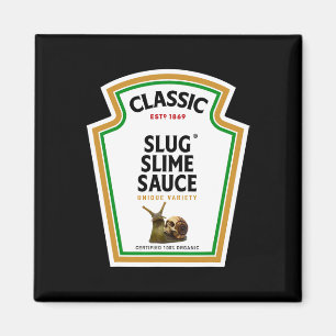 Halloween Condition Sauce Flasche Slug Slime Sauce Magnet