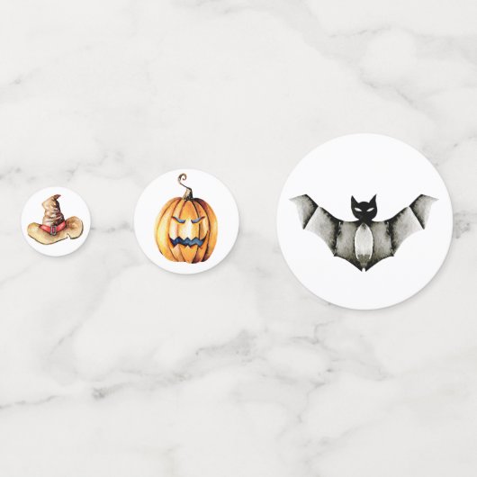 Halloween Confetti Konfetti (Vorderseiten)