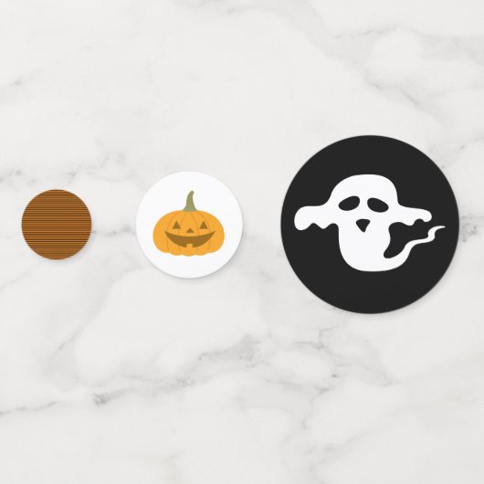 Halloween Confetti Konfetti (Vorderseiten)