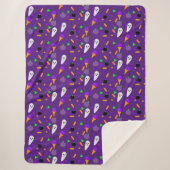 Halloween Confetti Sprinkles Ghost Eiscreme Mix Sherpadecke (Vorderseite)